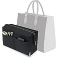 thumbnail image 1 of Vercord Felt Purse Organizer Insert Onthego 35 Handbag Tote Bag Organizer Bag in Bag with Removable Zipper, 1 of 13