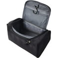 thumbnail image 1 of Vercord Mens Toiletry Bag Wash Travel Small Shaving Dop Kit Shower Bathroom Ditty Hygiene Bag Black, 1 of 7