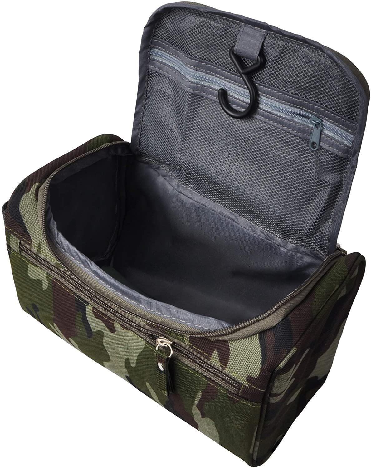 Vercord Mens Toiletry Bag Wash Travel Small Shaving Dop Kit Shower Bathroom Ditty Hygiene Bag Camo Dark Green Walmart Business Supplies