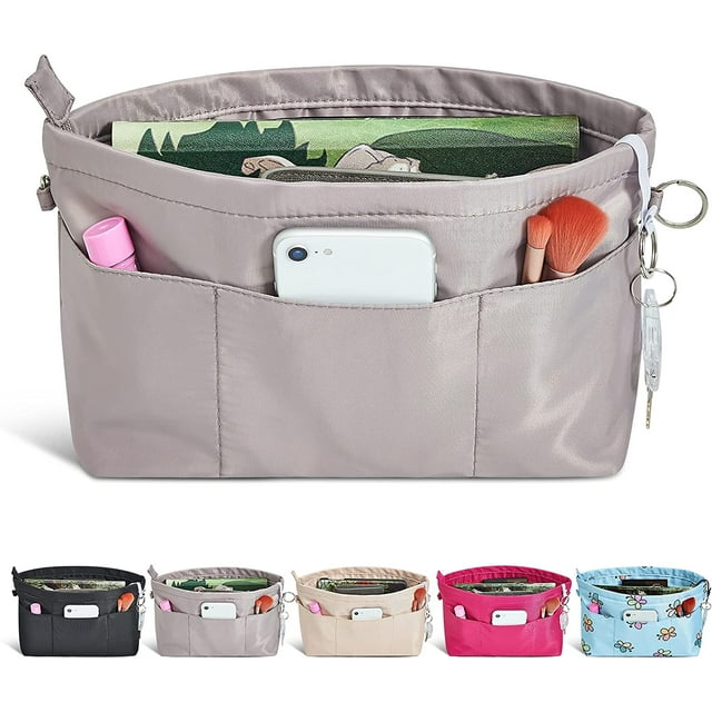 Vercord Premium Nylon Purse Organizer Tote Handbag Insert Organizers