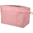 thumbnail image 1 of Vercord Purse Organizer Insert Bag Tote Handbags Pocketbook Inserts Organizers Zipper 11 Pockets Pale Pink Medium, 1 of 5