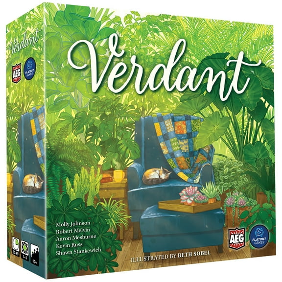 Verdant - Family Spatial Puzzle Game, AEG, Ages 10+, 1-5 Players, 30-45 Min
