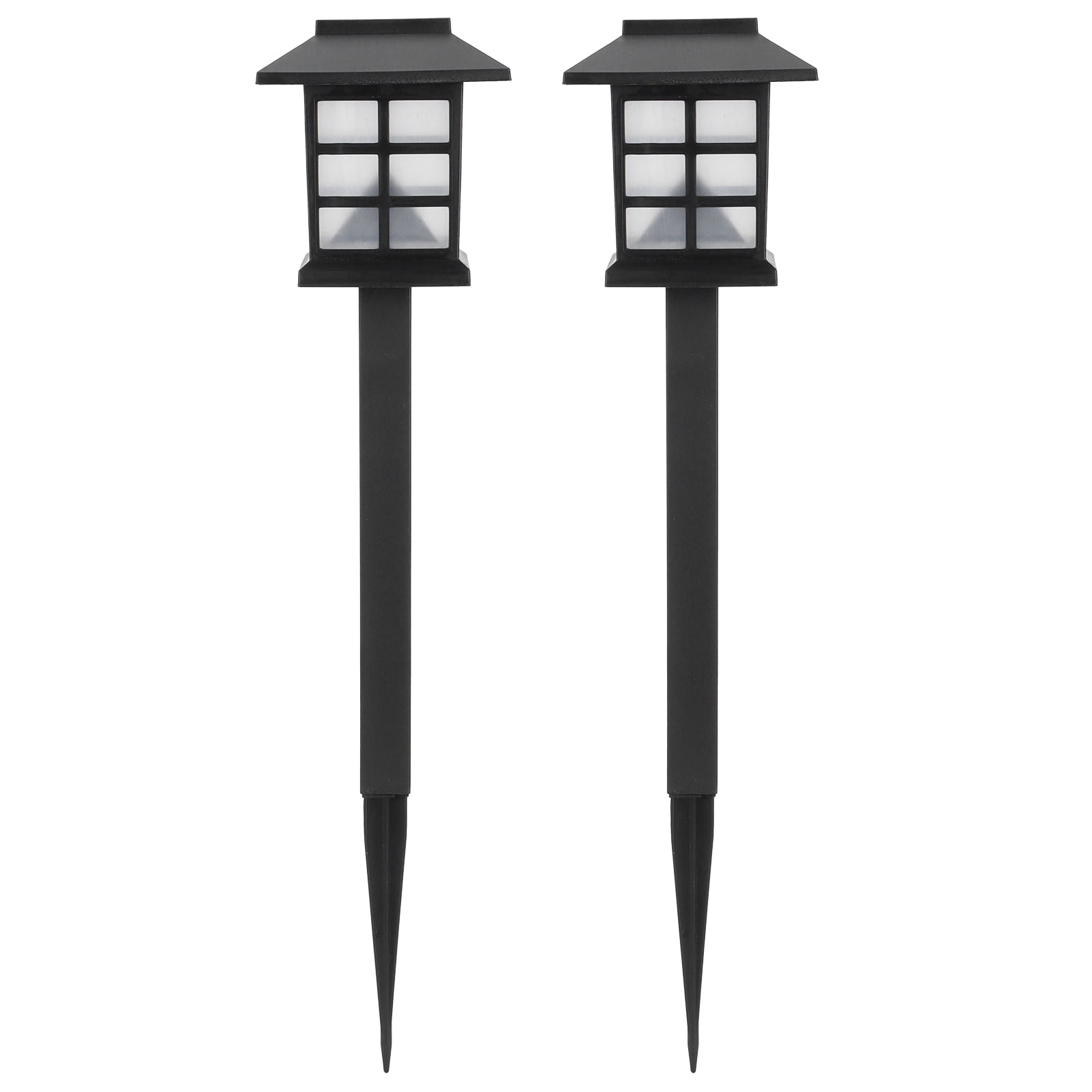 Verdant Touch Lawn Lamp 2Set LED Lawn Light Waterproof Solar Powered Paths Lamp Garden Patio Landscape DecorationWarm Yellow