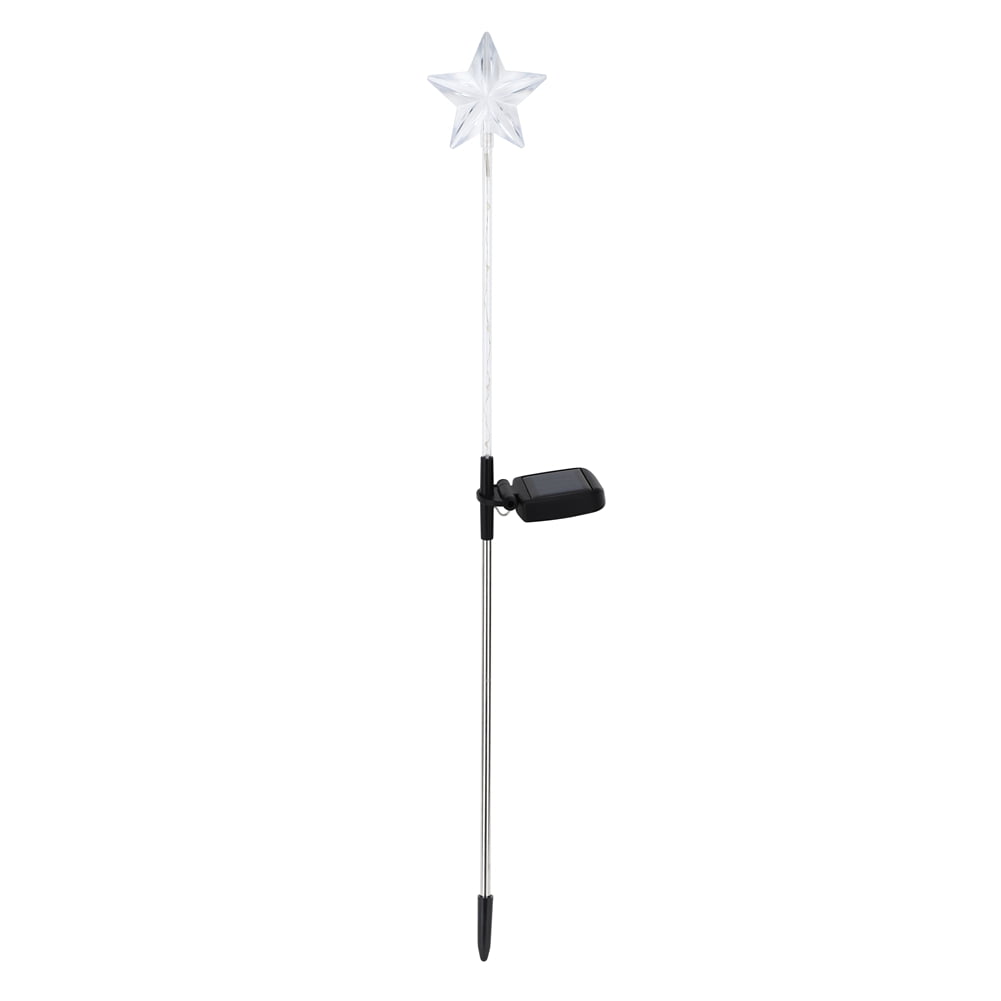 Verdant Touch Lawn Lighting Ornament Solar Powered 6LED Light Outdoor Indoor Colorful Lamp for Garden Yard Lawn DecorationStar