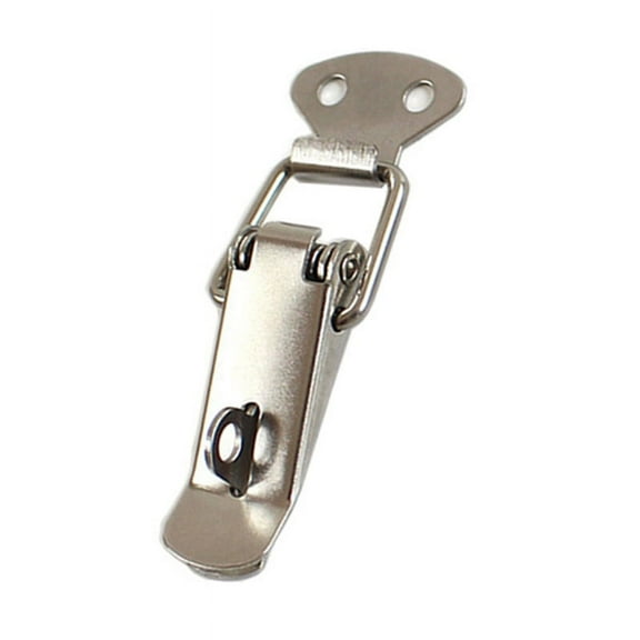 Verdant Touch Toolbox Lock Buckle 3 PCS L106 Duck Mouth Buckle Toolbox Iron Lock Buckle Heavy Duty Flat Mouth Spring Hasp Suitcase Hardware Parts