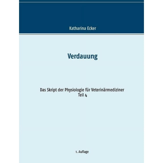Verdauung, (Paperback)