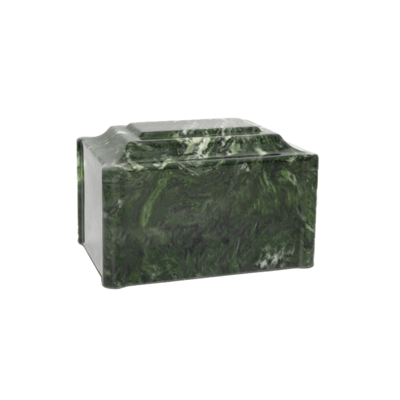 Verde Cultured Marble Cremation Urn