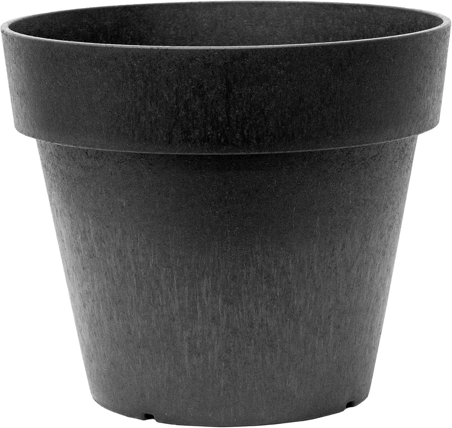 Verde Indoor & Outdoor Self-Watering Round Planter Pot, Baritone, 18" x 16", Black - Decorative Planting Containers for Plants and Flowers - Gardening and Flowering Accessories