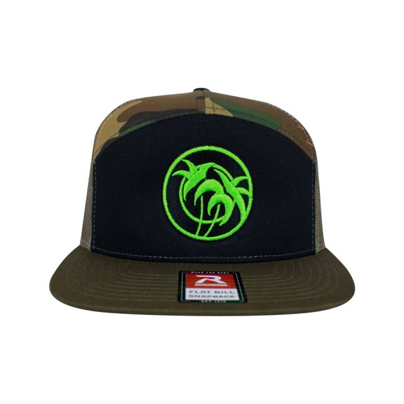 "Verde Palm" 7 Panel Trucker Hat