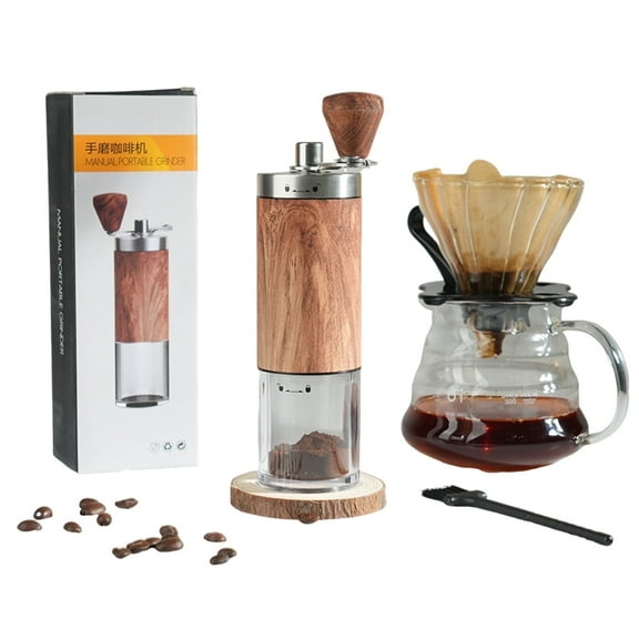 Verdelife Manual Portable Grinder Wooden Handle Mini Simple Operation Coffee Machine