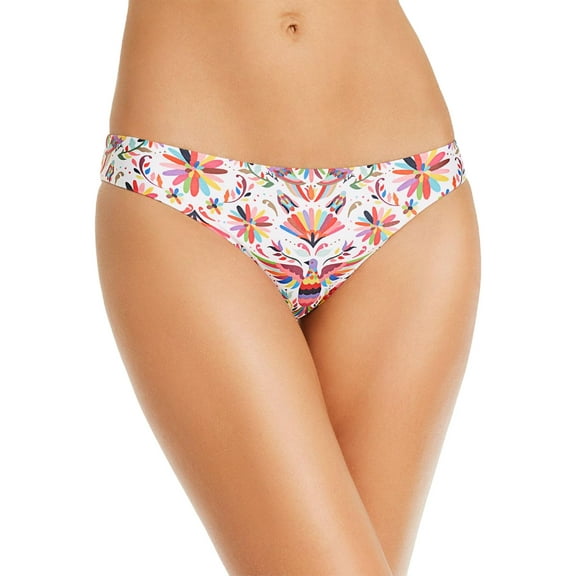 Verdelimon Womens Tunas Printed Low-Rise Swim Bottom Separates