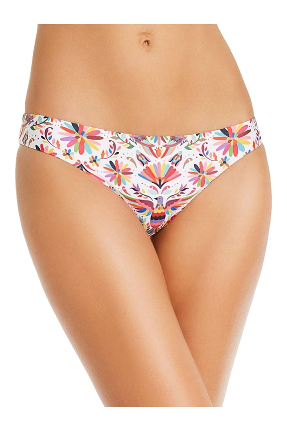 Womens Tunas Printed Low-Rise Swim Bottom Separates