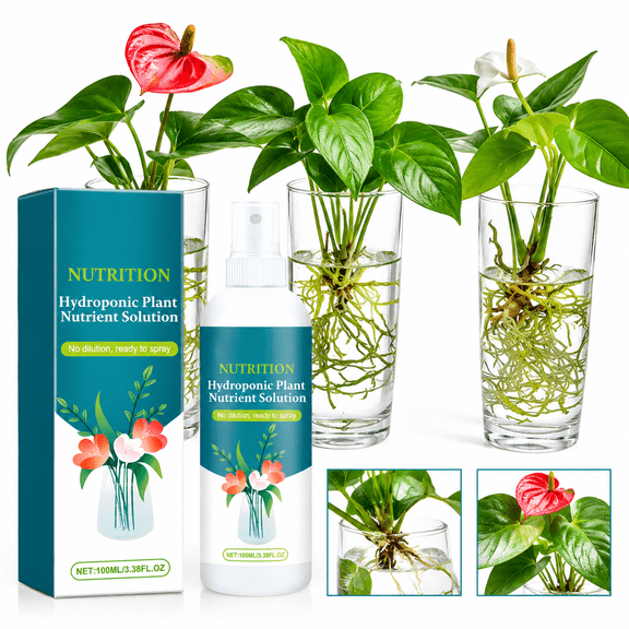 Verdentra 100ml Hydroponic Plant Nutrient Solution Liquid Pot Flower Fertilizer Vegetable Hydroponic Nutrient Solution