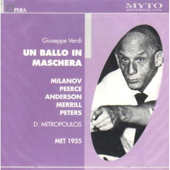 Verdi / Mitropolous - Un Ballo in Maschera: Mialnov - Music & Performance - CD