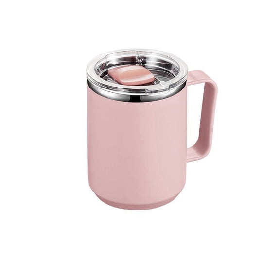 Verdlora Coffee Cup,Food-Grade Material Tea Cups,Not Easy to Break Aesthetic Design Coffee Mug Set,Pink