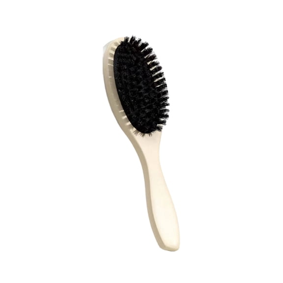 Verdlora Hair Brush Portable Gentle Boar Brush Elegant Bristle Hair Brush,Beige