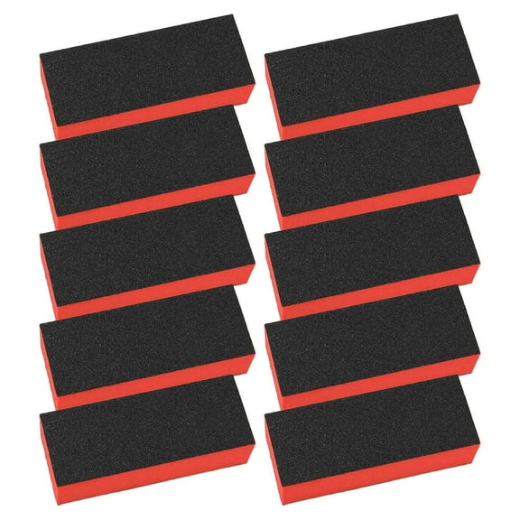 Verdlora Nail Buffer Coarse Sand Nail Buffer Block Multi-Sided Nail Supplies Orange