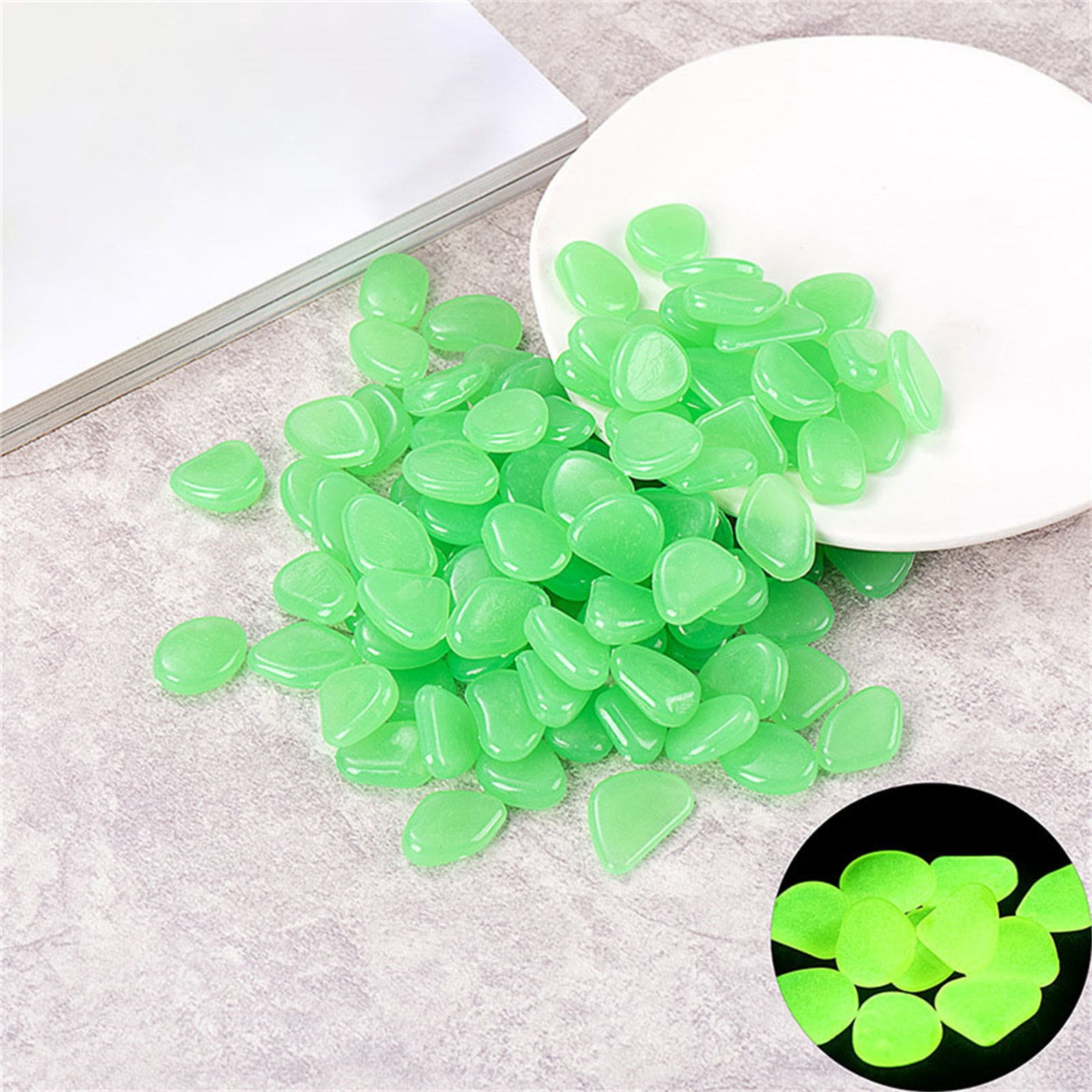Visual Reference: Verdsylv 200Pcs Small Glow Stones For Aquariums 1Cm Luminous Pebbles