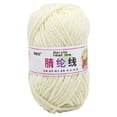 thumbnail image 1 of Verdsylv 4 Strand Acrylic Knitted Yarn - Medium Thick Acrylic Yarn, for Sweaters, Hook Slippers & Scarves, Durable & Soft, for Knitting & Crochet Projects, Medium Thick Craft Yarn, White1, 1 of 2