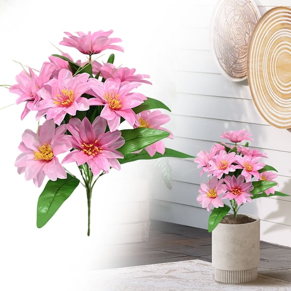 Verdsylv 42cm Artificial Protea Flower Stem, 12-Head Large Faux Bloom for Boho Wedding Centerpieces, Outdoor Garden Styling, Tropical Theme Decor, and Photoshoot Backdrop