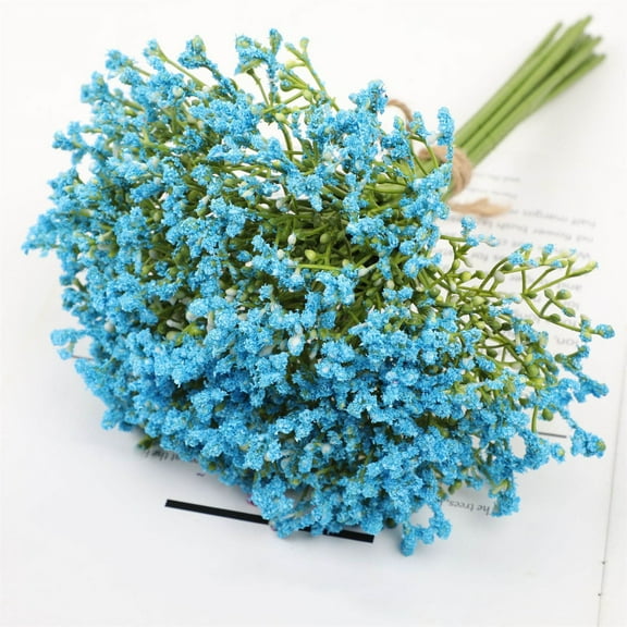 Artificial Gypsophila Stems Verdsylv 12-Pack Artificial Baby's Breath Gypsophila Stems, Realistic White Filler Flowers for Wedding Bouquets, Floral Arrangements & Light Home Decor, Filler Flowers