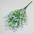 thumbnail image 1 of Verdsylv Artificial Baby's Breath Bush, Realistic Faux Flower Plant for Home Garden Porch, Window Box & Wedding Bouquet Arrangements, Faux Flower Plant, Blue, 1 of 5