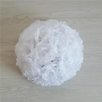 Verdsylv Artificial Rose Ball, Realistic Artificial Rose Ball - Plastic Floral Centerpiece for Wedding Bouquets, Table Decor & Home Arrangements, Floral Orb, A