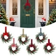thumbnail image 1 of Verdsylv Christmas Wreath, Elegant Christmas Wreath with Pe Red Berries and Pine Cones, Durable Indoor/Outdoor Holiday Decor for Front Doors, Windows, and Mantles, Pe Berry Wreath, B, 1 of 5