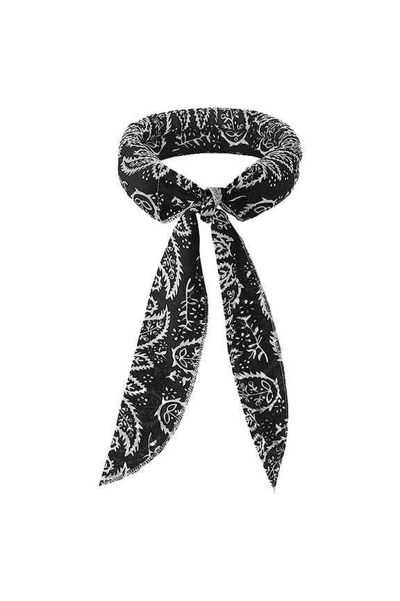Cooling Neck Gaiter, Cooling Scarf Neck Wrap, Reusable Ice Bandana for Men & Women, for Yoga, Sport Running, Fitness, Camping, Summer Outdoor Activities, Sports Bandana, Black