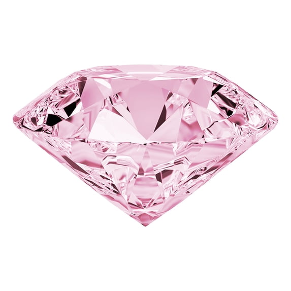 Verdsylv Crystal Paperweight, 50Mm Decorative Crystal Paperweight - Transparent Colored Glass Diamond for Wedding Centerpieces, Glass Diamond Decor, Pink
