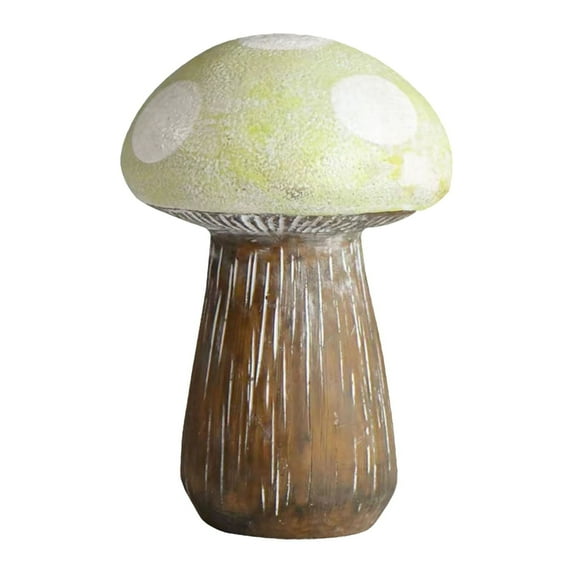 Verdsylv Garden Decor, Resin Mushroom Ornament - Garden Fairy Decor, Weatherproof Outdoor Tabletop Sculpture for Patio, Yard & Cottage Core Decoration, Resin Mushroom Ornament, A