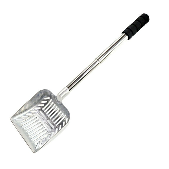 Verdsylv Hollow Out Stainless Steel Ash Shovel - Adjustable Wood Stove & Fireplace Tool with Ergonomic Handle, Heat-Resistant & Durable, Essential for Ash Removal & Sifting, Fireplace Cleaning Tool