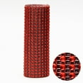 thumbnail image 1 of Verdsylv Mesh Ribbon Roll, 24-Row Plastic Mesh Ribbon Roll - Decorative Shiny Wrapping Material for Gift Packaging, Craft Projects, Gift Wrapping Material, Red, 1 of 3