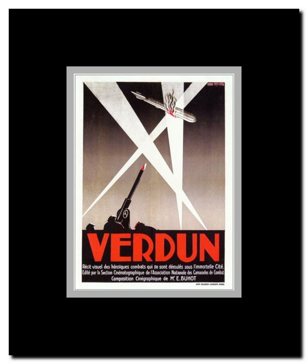 Verdun Framed Movie Poster
