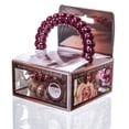 thumbnail image 1 of Vere Everlasting Hairbands-Ruby Garnet Pure Metal and Glitter Blend-3pck, 1 of 5