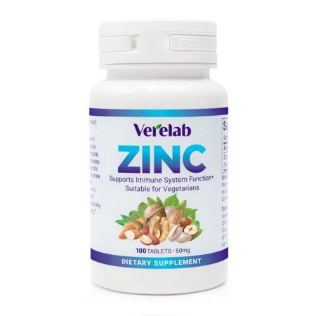 Verelab Zinc 50mg (100 tablets) Immune Support Function
