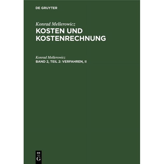 Verfahren, II, (Hardcover)
