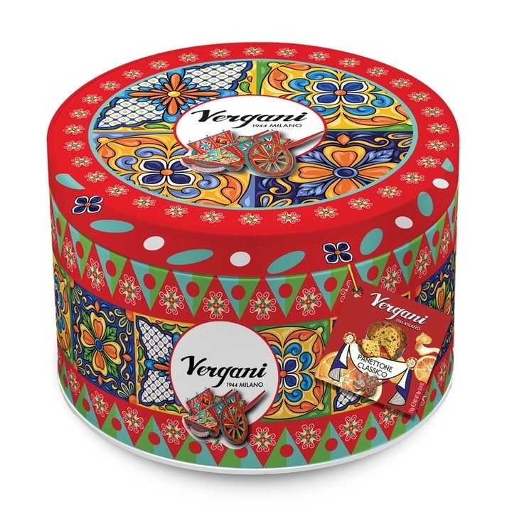 Vergani Classic Milan Panettone, Pack of 1 -Traditional Italian Holiday Cake, Premium Gift-Boxed Dessert, Wholesale