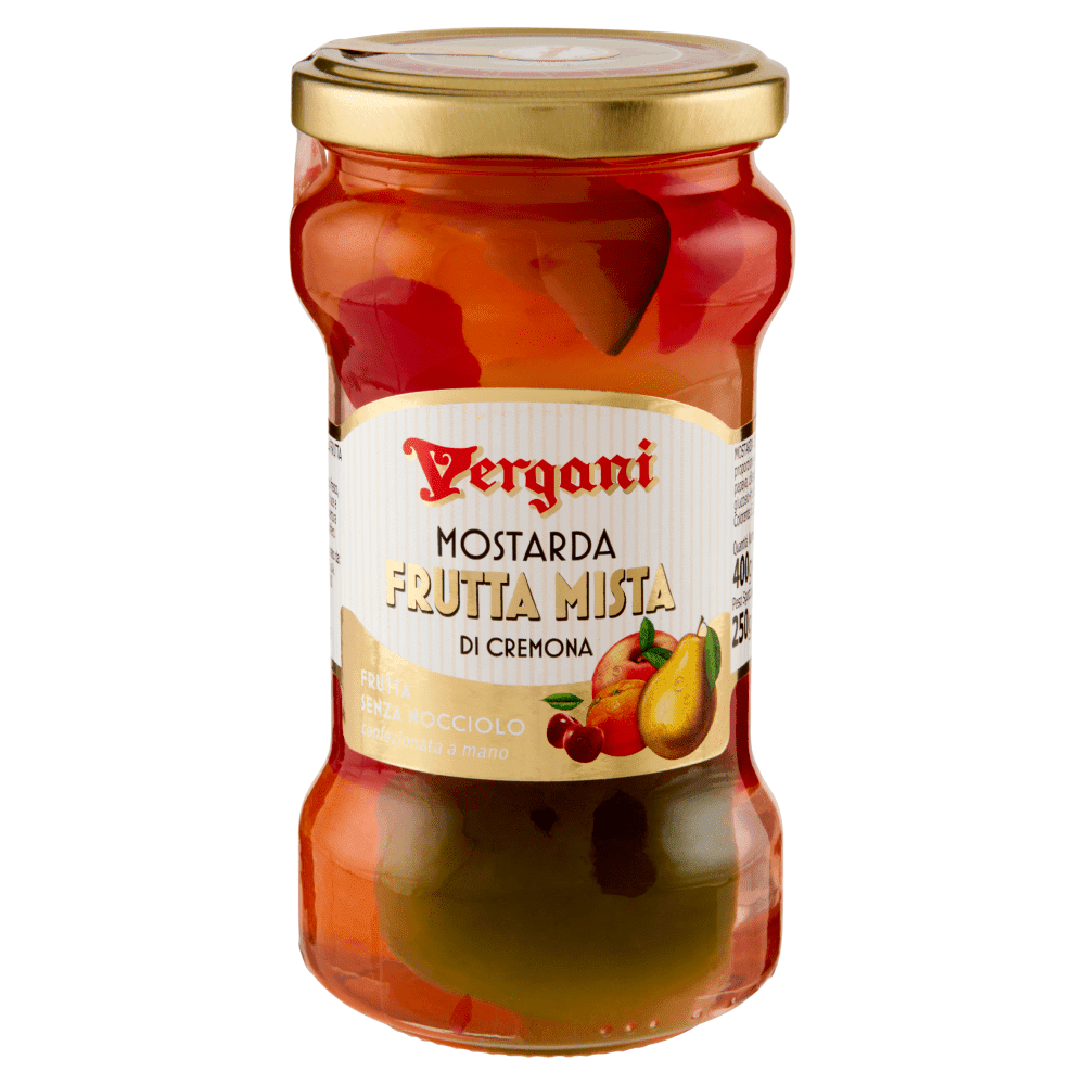 Vergani Italian Mostarda di Cremona Frutta Mista — 400g FROM ITALY