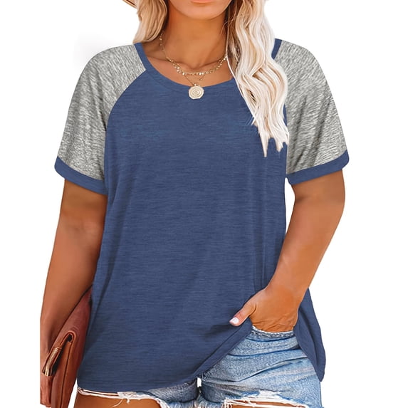 Vergoodr Women Plus Size T-shirts Casual Tank Tops Summer