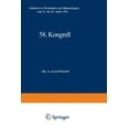 thumbnail image 1 of Verhandlungen Der Deutschen Gesellschaft 58. KongreÃ: Gehalten Zu Wiesbaden (Mit HÃ¤matologen) Vom 21. Bis 26. April 1952, Book 58, (Paperback), 1 of 1
