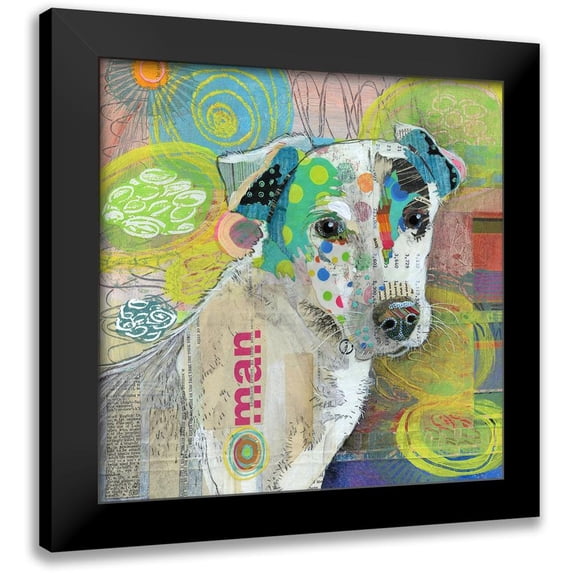 Verhoeven, Judy 12x12 Black Modern Framed Museum Art Print Titled - The Ham Man