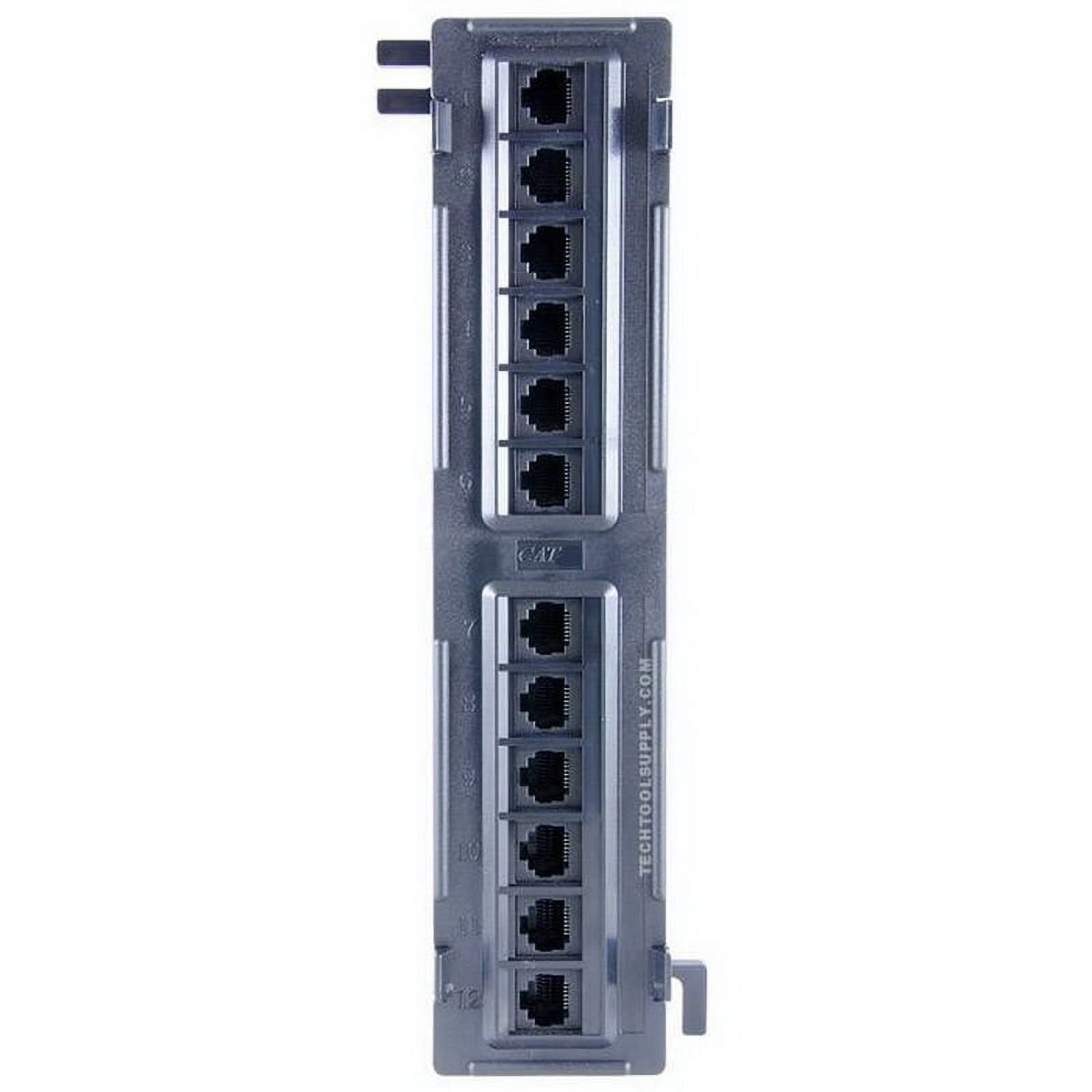 VERMPP6U03855 12 Port CAT6 Wall Mount Patch Panel
