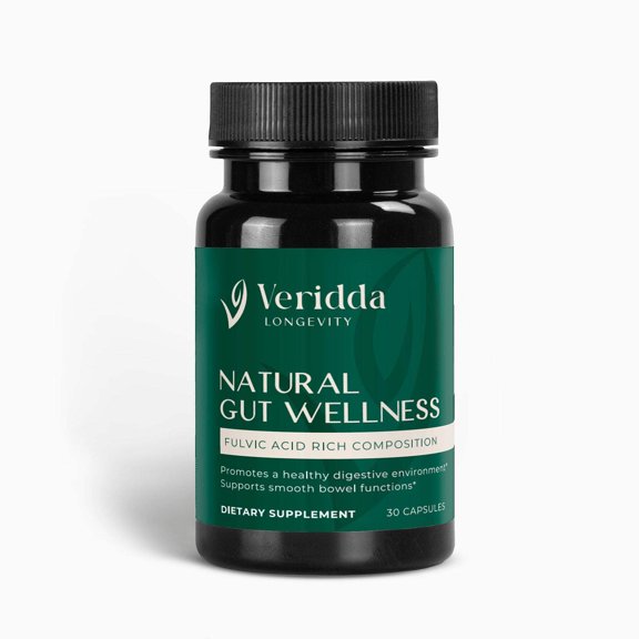 Veridda Longevity Natural Gut Wellness - with Fulvic Acid for enhance digestive health