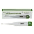 thumbnail image 1 of Veridian 60-Second Digital Thermometer | Fever Alert + Memory Recall | Clinical Rigid Tip | Water-Resistant | Case + Probe Covers, 1 of 6