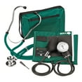 thumbnail image 1 of Veridian Adult Hunter Green Pocket Aneroid Reusable Aneroid / Stethoscope Set 2-Tubes 02-12606 20 per Case, 1 of 3