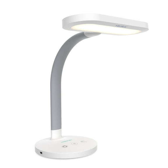 Verilux HappyLight Duo 2-in-1 Light Therapy & Desk Lamp White (VT37WW1)