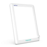 Verilux HappyLight Lucent - One-Touch Light Therapy Daylight Lamp with 10,000 Lux, UV-Free, LED Bright White Light & Detachable Stand for Boosting Mood & Improving Sleep
