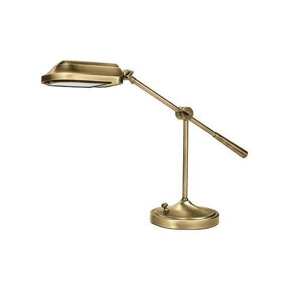 Verilux Heritage Deluxe Desk Lamp - Antique Brass