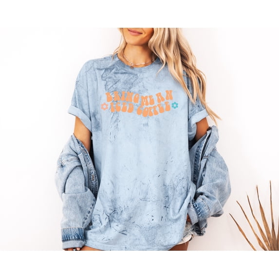 Verita Culture Bring Mean Ice Coffee Summer Graphic Tees For Women’s Short Sleeve T-Shirts